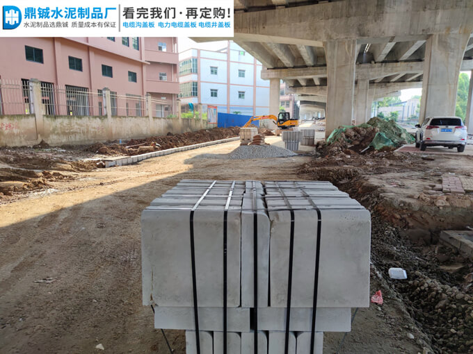 肇庆四会大旺高新区建设路路沿石工程案例图片-2