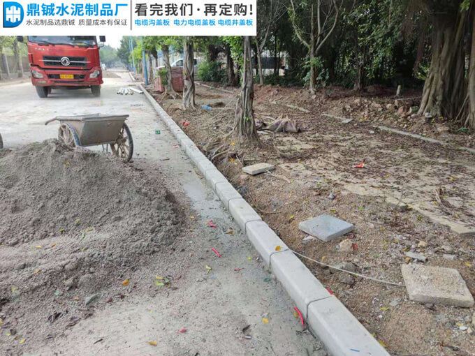 肇庆亚洲金属资源再生工业基地路沿石道路工程案例图片-1