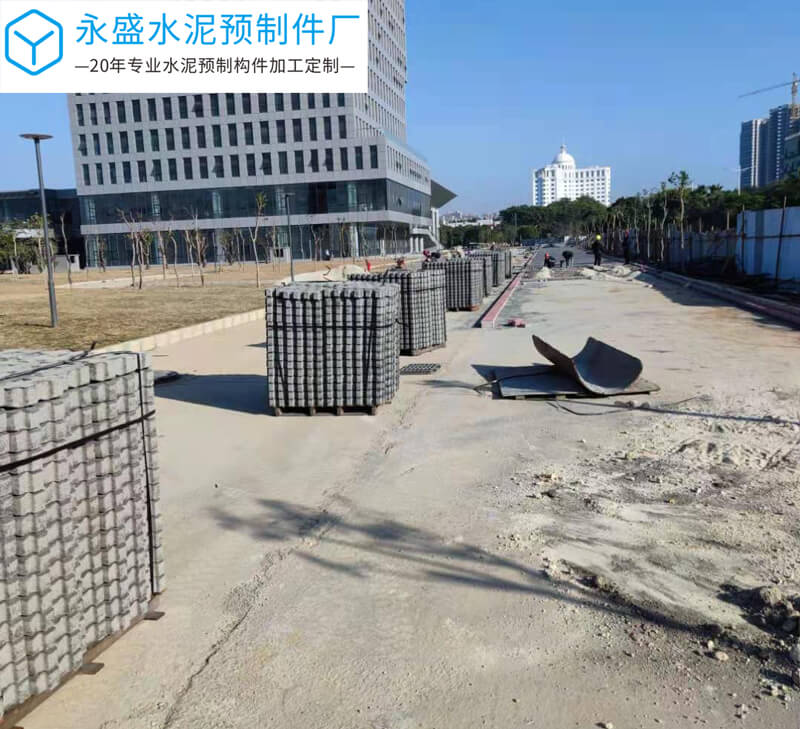 肇庆大旺厂房路侧石道路工程项目案例图片-3