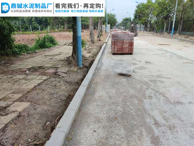 肇庆亚洲金属资源再生工业基地路沿石道路工程案例图片-2